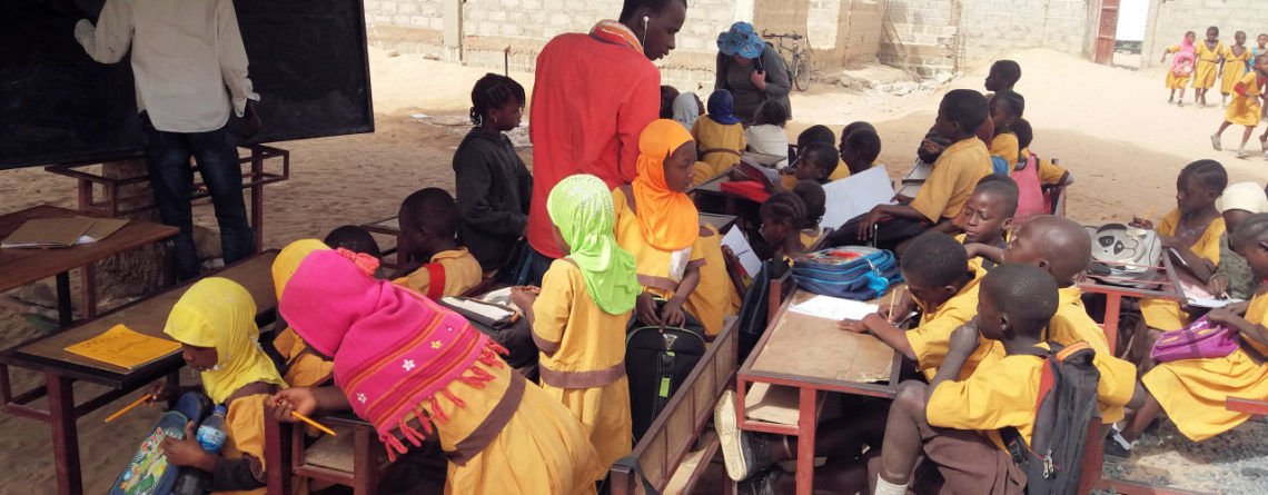 Koululaiset Gambiassa